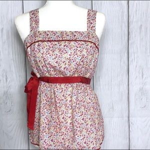 Motherhood Maternity red floral tank